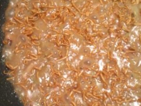 あまった食材で 簡単イカ明太もんじゃ レシピ 作り方 By ぴ ぐ 楽天レシピ